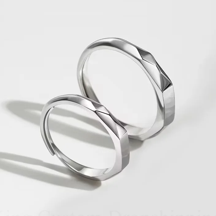 Mirra Dualis - Reflective Ring for Couples